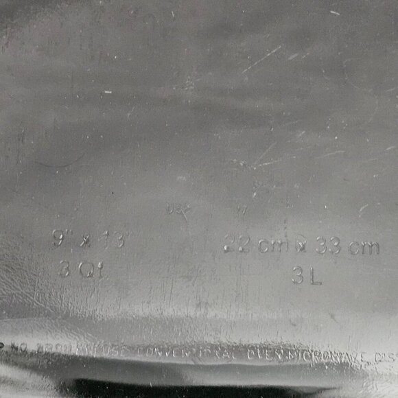 Rectangle Clear Glass Casserole Dish - Picture 3 of 4